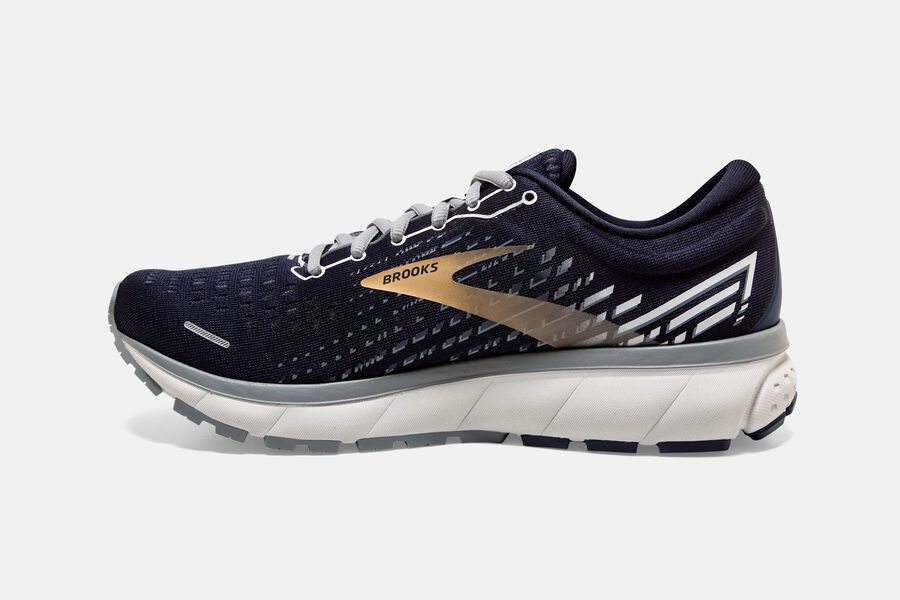 Brooks Running Shoes - Ghost 13 Road Mens - Black/Gold - XTN-512379